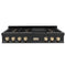 ZLINE 48" Autograph Rangetop, Black Stainless, Gold Accents, RTBZ-48-G