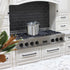 ZLINE 48" Autograph Rangetop, DuraSnow, Gold Accents RTSZ-48-MB