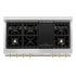ZLINE 48" Autograph Rangetop, Stainless, Bronze Accents, RTZ-48-CB