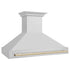 ZLINE 48" Autograph Stainless Wall Range Hood, 8654STZ-48-G