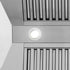 ZLINE 48" Autograph Stainless Wall Range Hood, 8654STZ-WM48-G