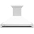 ZLINE 48" Autograph Stainless Wall Range Hood, 8654STZ-WM48-MB