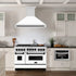ZLINE 48" Autograph Stainless Wall Range Hood, 8654STZ-WM48-MB