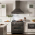 ZLINE 48" Black Stainless Steel Wall Mount Range Hood, BS655N-48