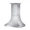 ZLINE 48" Designer Snow Stainless Finish Wall Range Hood, 8632S-48