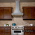 ZLINE 48" Designer Snow Stainless Finish Wall Range Hood, 8632S-48