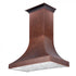 ZLINE 48" Hand-Hammered Copper Finish Wall Range Hood, 8632H-48