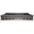 ZLINE 48 in. Porcelain Rangetop in Snow Stainless, 7 Gas Burners, RTS-48
