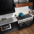 ZLINE 48" Professional Dual Fuel Range with Black Matte Door, RA-BLM-48