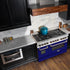 ZLINE 48" Professional Dual Fuel Range with Blue Matte Door, RA-BM-48