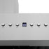 ZLINE 48" Professional Wall Range Hood, Built-in CrownSound® Bluetooth Speakers, 667CRN-BT-48