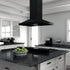 ZLINE 48" Rangetop, Black Stainless, Brass Burners, RTB-BR-48