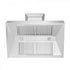 ZLINE 48" Snow Finish Range Hood with Snow Finish Shell, 8654SN-48