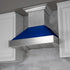 ZLINE 48" Snow Finish Wall Range Hood, Blue Gloss Shell, 8654BG-48