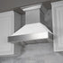 ZLINE 48" Snow Finish Wall Range Hood, White Matte Shell, 8654WM-48