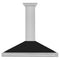 ZLINE 48" Stainless Range Hood Shell, Stainless Handle KB4SNX-BLM-48