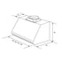 ZLINE 48" Under Cabinet Stainless Steel Range Hood 527-48