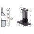 ZLINE 48" Wall Range Hood, Built-in CrownSound® Bluetooth Speakers, KECRN-BT-48