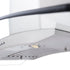 ZLINE 48" Wall Range Hood, Snow Finish Stainless & Glass, 8KN4S-48