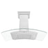 ZLINE 48" Wall Range Hood, Snow Finish Stainless & Glass, 8KN4S-48