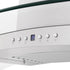 ZLINE 48" Wall Range Hood, Snow Finish Stainless & Glass, 8KN4S-48
