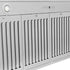 ZLINE 48" White Matte Range Hood, Stainless Steel Handle KB4SNX-WM-48