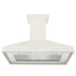 ZLINE 48" Wooden Wall Mount Range Hood in Cottage White, KPTT-48