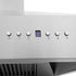 ZLINE 54" Professional Wall Range Hood, Built-in CrownSound® Bluetooth Speakers, 697CRN-BT-54