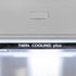 ZLINE 60" Autograph 32.2 cu. ft. 4-Door French Door Fridge Water/Ice Dispenser Stainless Steel Matte Black Accents RBIVZ-304-60-MB