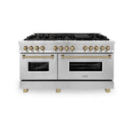ZLINE 60" Autograph Edition, 7.4 cu. ft. Dual Fuel Range, RAZ-60-CB