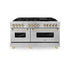 ZLINE 60" Autograph Edition, 7.4 cu. ft. Dual Fuel Range, RAZ-60-G