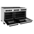 ZLINE 60" Autograph Edition, 7.4 cu. ft. Dual Fuel Range, RAZ-60-MB