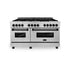ZLINE 60" Autograph Edition, 7.4 cu. ft. Dual Fuel Range, RAZ-60-MB