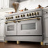ZLINE 60" Autograph Edition Dual Fuel Range, DuraSnow, RASZ-SN-60-G