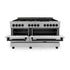 ZLINE 60" Autograph Edition Dual Fuel Range, DuraSnow, RASZ-SN-60-MB
