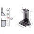 ZLINE 60" Professional Wall Range Hood, Built-in CrownSound® Bluetooth Speakers, 667CRN-BT-60