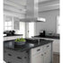 ZLINE 60" Stainless Steel Island Range Hood, KECOMi-60