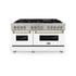 ZLINE 60"Autograph Range Dual Fuel, DuraSnow, White Door,RASZ-WM-60-CB