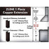 ZLINE 61"  Extended Chimney and Crown, 8KBH-E