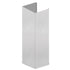 ZLINE 61 In. Snow Finished Stainless Steel Chimney Extension For Ceilings Up To 12.5 Ft. (8KN4S-E)