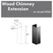 ZLINE 61" Wooden Chimney Extension, Ceilings up to 12 ft. (KPDD-E)