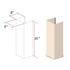 ZLINE 61" Wooden Chimney Extension for Ceilings up to 12.5', KBUF-E