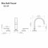 ZLINE Bliss Bath Faucet , BLS-BF-PG
