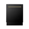 ZLINE Autograph 24" Dishwasher Black Stainless, DWVZ-BS-24-CB