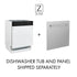 ZLINE Autograph 24" Dishwasher Black Stainless, DWVZ-BS-24-G