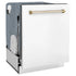 ZLINE Autograph 24" Dishwasher White Door, Gold DWMTZ-WM-24-G