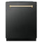 ZLINE Autograph Edition 24" Dishwasher Black Stainless, DWMTZ-BS-24-G