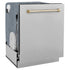 ZLINE Autograph Edition 24" Dishwasher DuraSnow, Gold DWMTZ-SN-24-G
