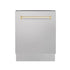 ZLINE Autograph Edition 24" Tall Tub Dishwasher DWVZ-SN-24-CB