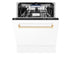 ZLINE Autograph White Door 24" Dishwasher, Gold Handle DWVZ-WM-24-G